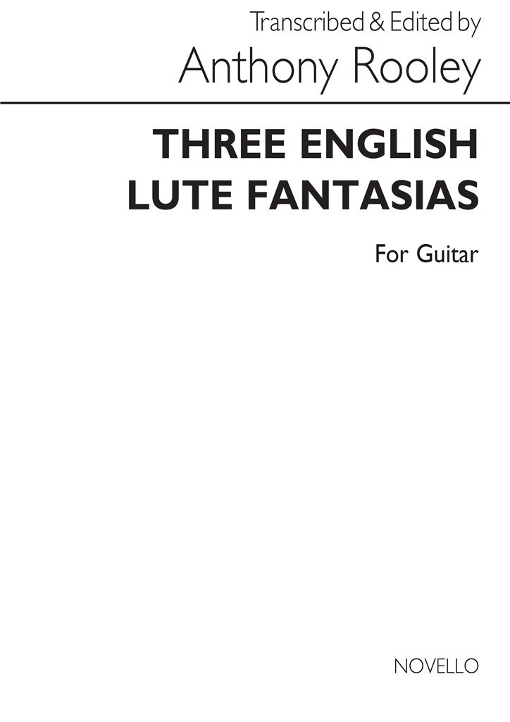 Three English Lute Fantasias for Guitar